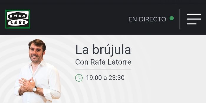Entrevista en Onda Cero para el programa La Brújula - La brújula
