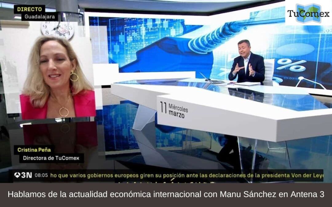 Hablamos de la actualidad económica internacional con Manu Sánchez en Antena 3