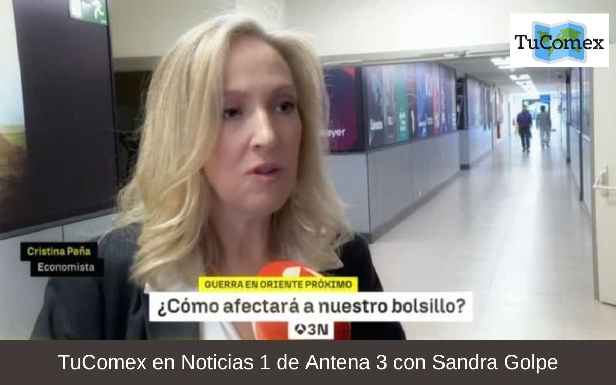 TuComex en Noticias 1 de Antena 3 con Sandra Golpe