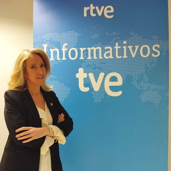 TuComex en directo en el plató de Economía del Canal 24 horas en RTVE - En el plató