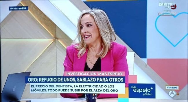 TuComex en directo en el plató de Espejo Público - Cristina Peña