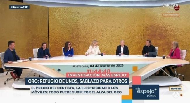TuComex en directo en el plató de Espejo Público - Mesa de tertulia 2
