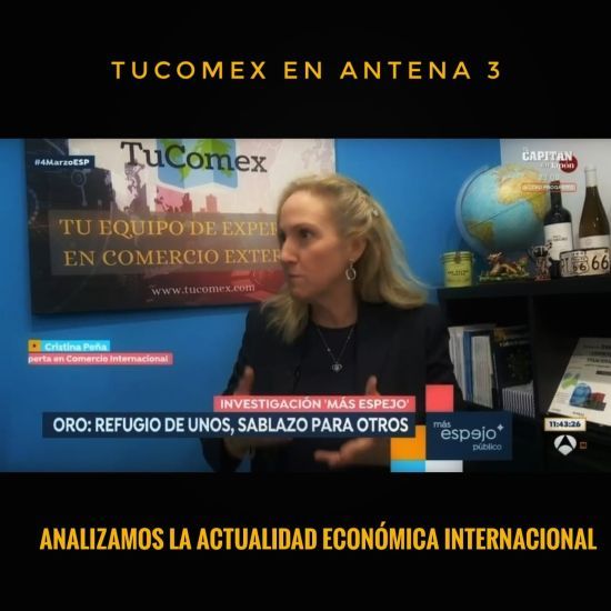 Un equipo de Antena 3 visita las oficinas de TuComex - Cristina
