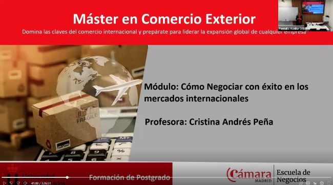 Masterclass de TuComex en la Cámara de Comercio de Madrid - Master Class