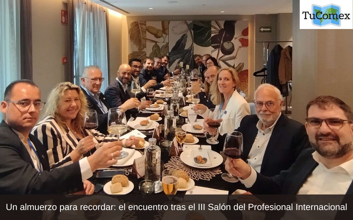 Un almuerzo para recordar el encuentro tras el III Salón del Profesional Internacional